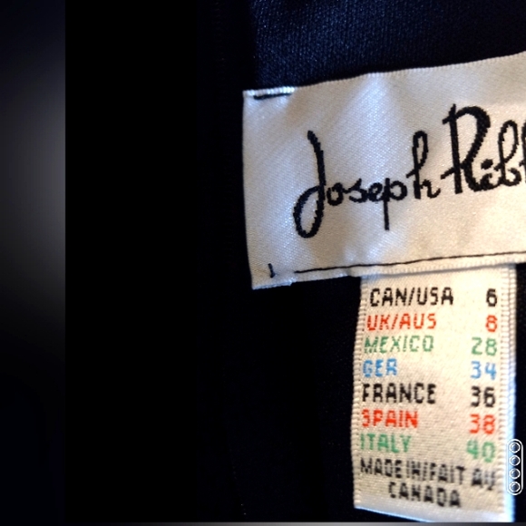 Joseph Ribkoff Lined Print Dress - Picture 9 of 11